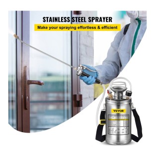 Ψεκαστήρας Χειρός Πίεσης από Ανοξείδωτο Ατσάλι 6 Lt VEVOR PWQBXG6L0... Ψεκαστήρας Χειρός Πίεσης από Ανοξείδωτο Ατσάλι 6 Lt VEVOR PWQBXG6L0...