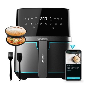 Ψηφιακή Φριτέζα Αέρος 5.5 Lt 1700 W Cecofry Full InoxBlack 5500 Con...