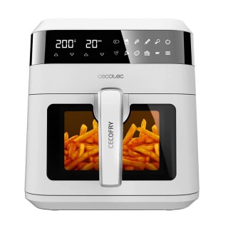 Ψηφιακή Φριτέζα Αέρος Χωρίς Λάδι 6 Lt 1300 W Χρώματος Λευκό Cecofry...