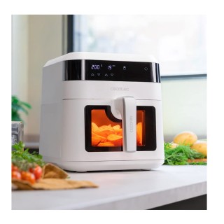 Ψηφιακή Φριτέζα Αέρος Χωρίς Λάδι 6 Lt 1300 W Χρώματος Λευκό Cecofry... Ψηφιακή Φριτέζα Αέρος Χωρίς Λάδι 6 Lt 1300 W Χρώματος Λευκό Cecofry...