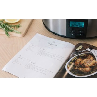 Ψηφιακή Κατσαρόλα 5.5 Lt με Γυάλινο Καπάκι Slow Cooker Cecotec Chup...