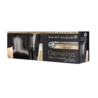 Ψηφιακή Πρέσα Μαλλιών Ατμού 230° C Demeliss Titanium Black Mat Edit... Ψηφιακή Πρέσα Μαλλιών Ατμού 230° C Demeliss Titanium Black Mat Edit...