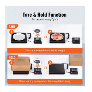 Ψηφιακή Ταχυδρομική Ζυγαριά με LCD Οθόνη 10 g-50 Kg VEVOR FTSYSCYXB... Ψηφιακή Ταχυδρομική Ζυγαριά με LCD Οθόνη 10 g-50 Kg VEVOR FTSYSCYXB...