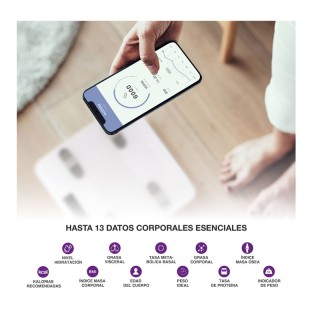 Ψηφιακή Ζυγαριά Μπάνιου - Λιπομετρητής Χρώματος Λευκό Milak GSC 400...