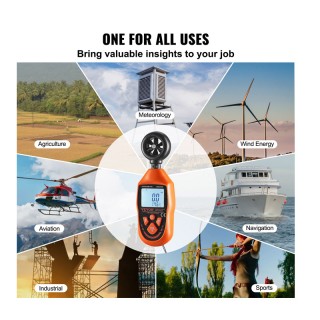 Ψηφιακό Ανεμόμετρο 4 σε 1 VEVOR YTSFSJ6ZFSBX67P00V9