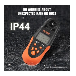 Ψηφιακό Ανεμόμετρο με Bluetooth 4 σε 1 VEVOR YTSFSJ6ZFSBXYMGCMV9