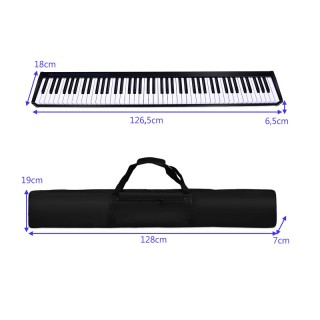 Ψηφιακό Αρμόνιο 88 Πλήκτρων με Πεντάλ Απόσβεσης 126.5 x 18 x 6.5 cm...