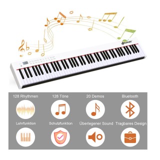 Ψηφιακό Αρμόνιο 88 Πλήκτρων με Πεντάλ Απόσβεσης 127 x 21.5 x 6.5 cm... Ψηφιακό Αρμόνιο 88 Πλήκτρων με Πεντάλ Απόσβεσης 127 x 21.5 x 6.5 cm...