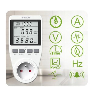 Ψηφιακός Μετρητής Κατανάλωσης Ρεύματος 3680 W Berdsen BD-990-White Ψηφιακός Μετρητής Κατανάλωσης Ρεύματος 3680 W Berdsen BD-990-White