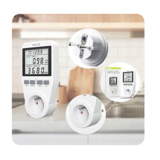 Ψηφιακός Μετρητής Κατανάλωσης Ρεύματος 3680 W Berdsen BD-990-White Ψηφιακός Μετρητής Κατανάλωσης Ρεύματος 3680 W Berdsen BD-990-White