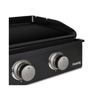 Ψησταριά Αερίου με 2 Καυστήρες Σχήματος U Black H.Koenig PLX1022