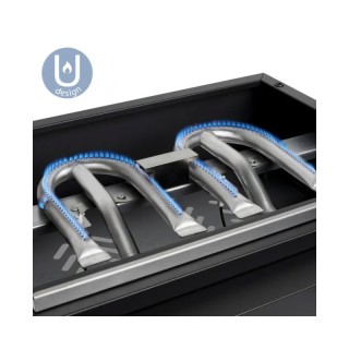 Ψησταριά Αερίου με 3 Καυστήρες Σχήματος U Black H.Koenig PLX1032 Ψησταριά Αερίου με 3 Καυστήρες Σχήματος U Black H.Koenig PLX1032