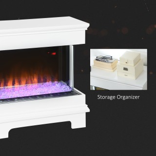 Ηλεκτρικό τζάκι HOMCOM 10 χρωμάτων με αυτόματη απενεργοποίηση και χ... Ηλεκτρικό τζάκι HOMCOM 10 χρωμάτων με αυτόματη απενεργοποίηση και χ...