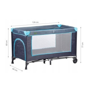 Πτυσσόμενο Παρκοκρέβατο 126 x 66 x 77 cm Ecotoys 610