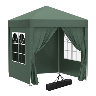 Πτυσσόμενο Κιόσκι Κήπου 2 x 2 x 2.50 m Χρώματος Πράσινο Outsunny 10... Πτυσσόμενο Κιόσκι Κήπου 2 x 2 x 2.50 m Χρώματος Πράσινο Outsunny 10...