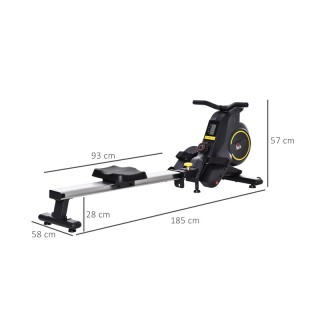 Πτυσσόμενη Μαγνητική Κωπηλατική με LCD Οθόνη 185 x 58 x 57 cm HOMCO...