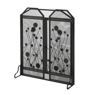 Πτυσσόμενη Μεταλλική Σίτα Τζακιού με 2 Μαγνητικές Πόρτες 125 x 80 c...