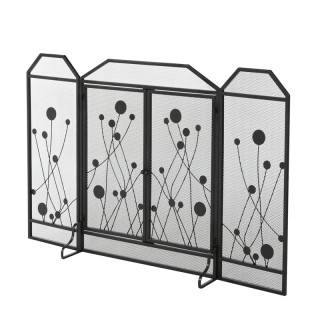 Πτυσσόμενη Μεταλλική Σίτα Τζακιού με 2 Μαγνητικές Πόρτες 125 x 80 c...