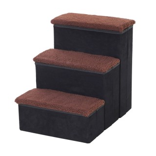 Πτυσσόμενη Σκάλα Κατοικίδιου με Αποθηκευτικό Χώρο 40 x 54 x 48 cm P... Πτυσσόμενη Σκάλα Κατοικίδιου με Αποθηκευτικό Χώρο 40 x 54 x 48 cm P...