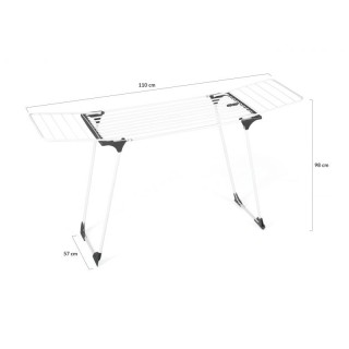 Πτυσσόμενη Απλώστρα 110-210 x 57 x 98 cm Idomya 30120101