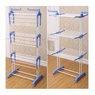 Πτυσσόμενη Απλώστρα Δαπέδου 20 m με Ρόδες Bakaji 02816429 Πτυσσόμενη Απλώστρα Δαπέδου 20 m με Ρόδες Bakaji 02816429