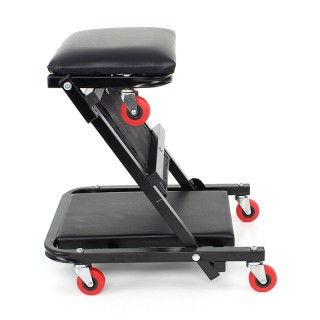 Πτυσσόμενη Ξαπλώστρα Συνεργείου με Μαξιλάρι και 6 Ροδάκια Kraft&Del...