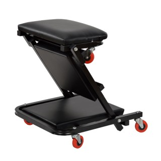 Πτυσσόμενη Ξαπλώστρα Συνεργείου με Μαξιλάρι και 6 Ροδάκια Kraft&Del...