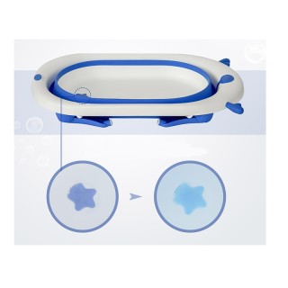 Πτυσσόμενη Μπανιέρα Μωρού 81.5 x 50.5 x 23.5 cm Χρώματος Μπλε HOMCO... Πτυσσόμενη Μπανιέρα Μωρού 81.5 x 50.5 x 23.5 cm Χρώματος Μπλε HOMCO...