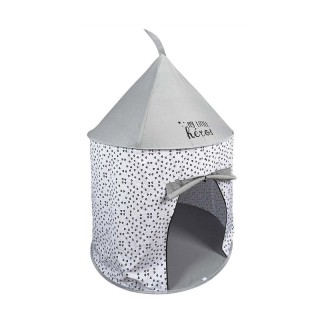 Πτυσσόμενη Παιδική Σκηνή Χρώματος Γκρι 100 x 100 x 135 cm Home Deco...