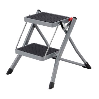 Πτυσσόμενη Σκάλα από Ατσάλι 2 Σκαλιών Songmics GSL002GY01 Πτυσσόμενη Σκάλα από Ατσάλι 2 Σκαλιών Songmics GSL002GY01