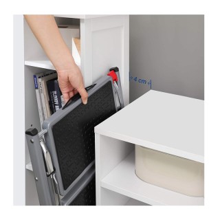 Πτυσσόμενη Σκάλα από Ατσάλι 2 Σκαλιών Songmics GSL002GY01 Πτυσσόμενη Σκάλα από Ατσάλι 2 Σκαλιών Songmics GSL002GY01