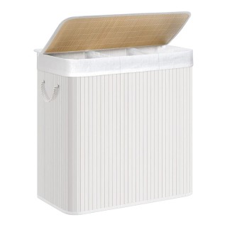 Πτυσσόμενο Καλάθι Απλύτων από Μπαμπού με 3 Χώρους 150 Lt Songmics L... Πτυσσόμενο Καλάθι Απλύτων από Μπαμπού με 3 Χώρους 150 Lt Songmics L...