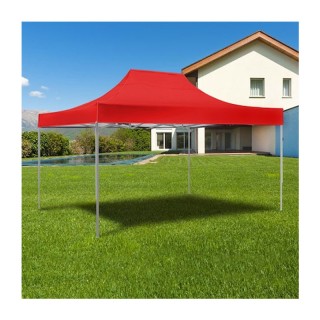 Πτυσσόμενο Κιόσκι Κήπου 2.9 x 4.25 x 3 m Χρώματος Κόκκινο Hoppline ... Πτυσσόμενο Κιόσκι Κήπου 2.9 x 4.25 x 3 m Χρώματος Κόκκινο Hoppline ...