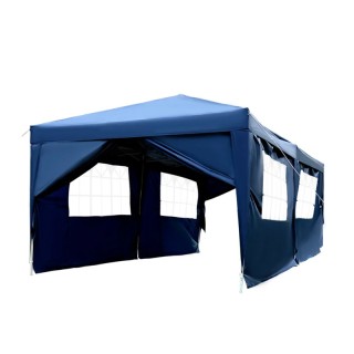 Πτυσσόμενο Κιόσκι Κήπου 3 x 6 x 2.55 m Χρώματος Μπλε Outsunny 10011... Πτυσσόμενο Κιόσκι Κήπου 3 x 6 x 2.55 m Χρώματος Μπλε Outsunny 10011...