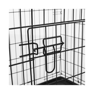 Πτυσσόμενο Μεταλλικό Κλουβί Μεταφοράς για Κατοικίδια 76 x 53 x 57 c...