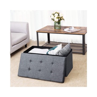 Πτυσσόμενο Σκαμπό με Αποθηκευτικό Χώρο 76 x 38 x 38 cm Χρώματος Σκο... Πτυσσόμενο Σκαμπό με Αποθηκευτικό Χώρο 76 x 38 x 38 cm Χρώματος Σκο...