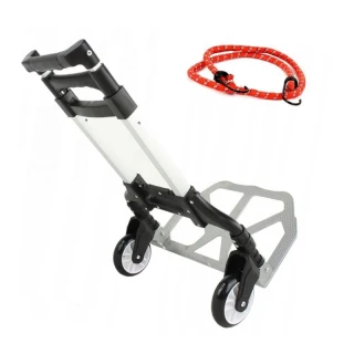Folding Transport Trolley with 2 Wheels 40 x 40 x 100 cm Kraft&Dele... Folding Transport Trolley with 2 Wheels 40 x 40 x 100 cm Kraft&Dele...