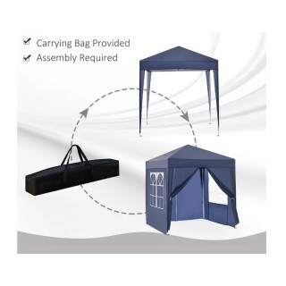 Πτυσσόμενο Κιόσκι Κήπου 2 x 2 x 2.45 m Outsunny 100110-066B Πτυσσόμενο Κιόσκι Κήπου 2 x 2 x 2.45 m Outsunny 100110-066B