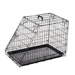 Πτυσσόμενο Μεταλλικό Κλουβί Μεταφοράς για Κατοικίδια 76 x 48 x 55 c...