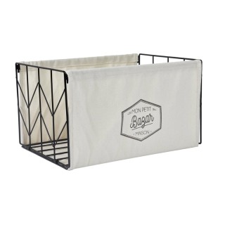 Πτυσσόμενο Μεταλλικό Ορθογώνιο Καλάθι 38 x 22 x 28 cm Home Deco Fac... Πτυσσόμενο Μεταλλικό Ορθογώνιο Καλάθι 38 x 22 x 28 cm Home Deco Fac...