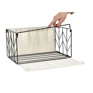 Πτυσσόμενο Μεταλλικό Ορθογώνιο Καλάθι 38 x 22 x 28 cm Home Deco Fac... Πτυσσόμενο Μεταλλικό Ορθογώνιο Καλάθι 38 x 22 x 28 cm Home Deco Fac...
