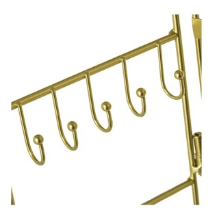 Πτυσσόμενο Μεταλλικό Σταντ Κοσμημάτων 36 x 2.50 x 36 cm Bakaji 0283...