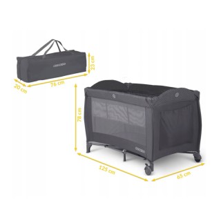 Πτυσσόμενο Παρκοκρέβατο Ταξιδιού με Σκέπαστρο και Παιχνίδια 125 x 6... Πτυσσόμενο Παρκοκρέβατο Ταξιδιού με Σκέπαστρο και Παιχνίδια 125 x 6...