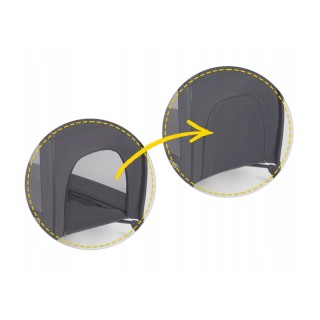 Πτυσσόμενο Παρκοκρέβατο Ταξιδιού με Σκέπαστρο και Παιχνίδια 125 x 6...