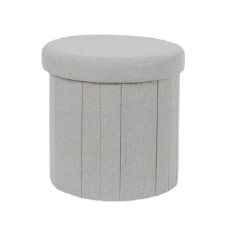 Πτυσσόμενο Σκαμπό με Αποθηκευτικό Χώρο 38 x 38 cm Χρώματος Γκρι Hom... Πτυσσόμενο Σκαμπό με Αποθηκευτικό Χώρο 38 x 38 cm Χρώματος Γκρι Hom...