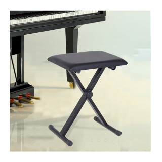 Πτυσσόμενο Σκαμπό Πιάνου με Μεταλλικό Σκελετό 39 x 29 x 51 cm HOMCO... Πτυσσόμενο Σκαμπό Πιάνου με Μεταλλικό Σκελετό 39 x 29 x 51 cm HOMCO...