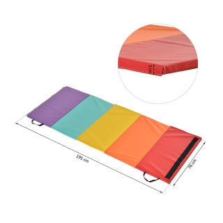 Πτυσσόμενο Στρώμα Γυμναστικής 195 x 76 x 3 cm HOMCOM A93-044 Πτυσσόμενο Στρώμα Γυμναστικής 195 x 76 x 3 cm HOMCOM A93-044
