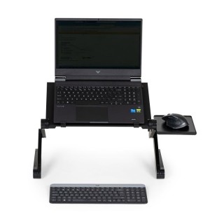 Πτυσσόμενο Τραπεζάκι Αλουμινίου για Laptop έως 17 με Βάση για Ποντί...