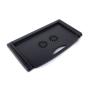 Πτυσσόμενο Τραπεζάκι για Laptop με 2 Ανεμιστήρες Ψύξης και Θέση για... Πτυσσόμενο Τραπεζάκι για Laptop με 2 Ανεμιστήρες Ψύξης και Θέση για...