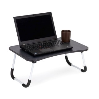 Πτυσσόμενο Τραπεζάκι για Laptop 60 x 40 x 28 cm Χρώματος Μαύρο Mode...